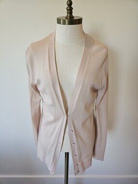 GAP Light Pink Button Front Cardigan